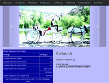Tablet Screenshot of coloradocarriage.com